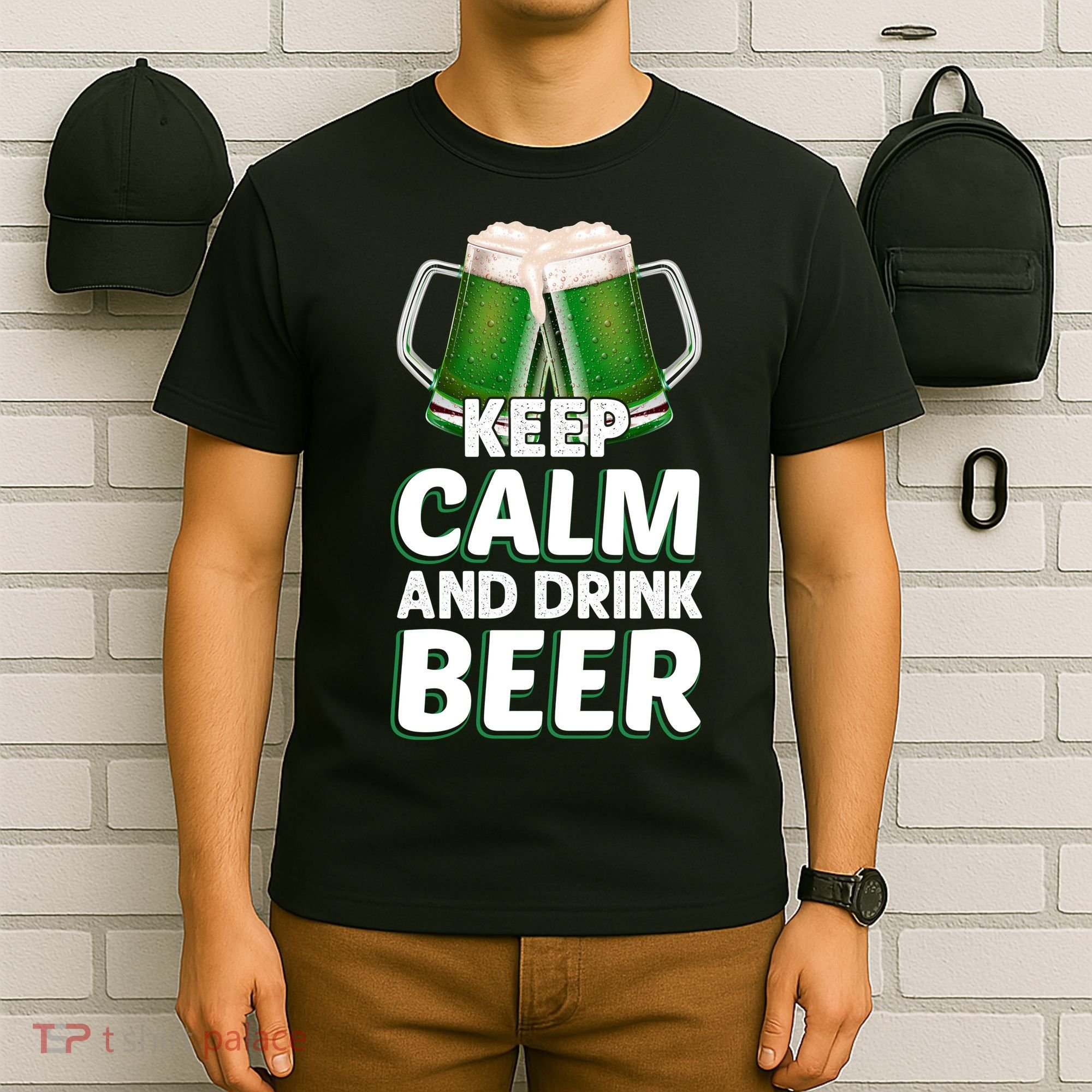 Keep Calm And Drink Beer Sat Patricks Day T-Shirt