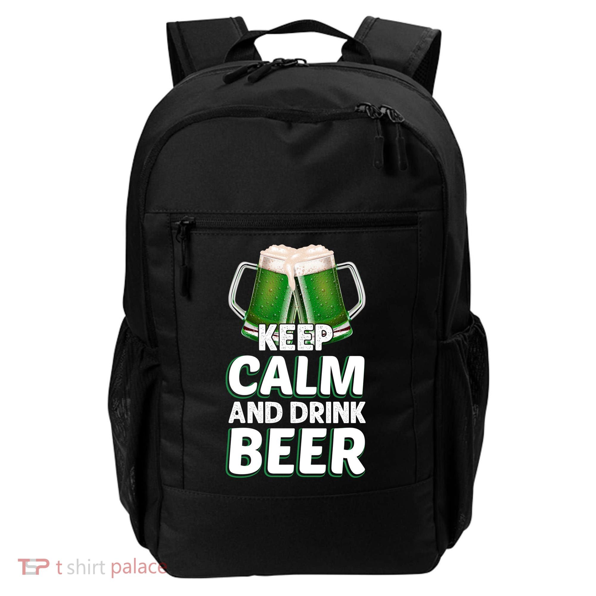 Keep Calm And Drink Beer Sat Patricks Day Backpack