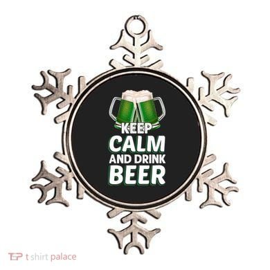 Keep Calm And Drink Beer Sat Patricks Day Ornament