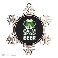 Keep Calm And Drink Beer Sat Patricks Day Ornament thumb 0