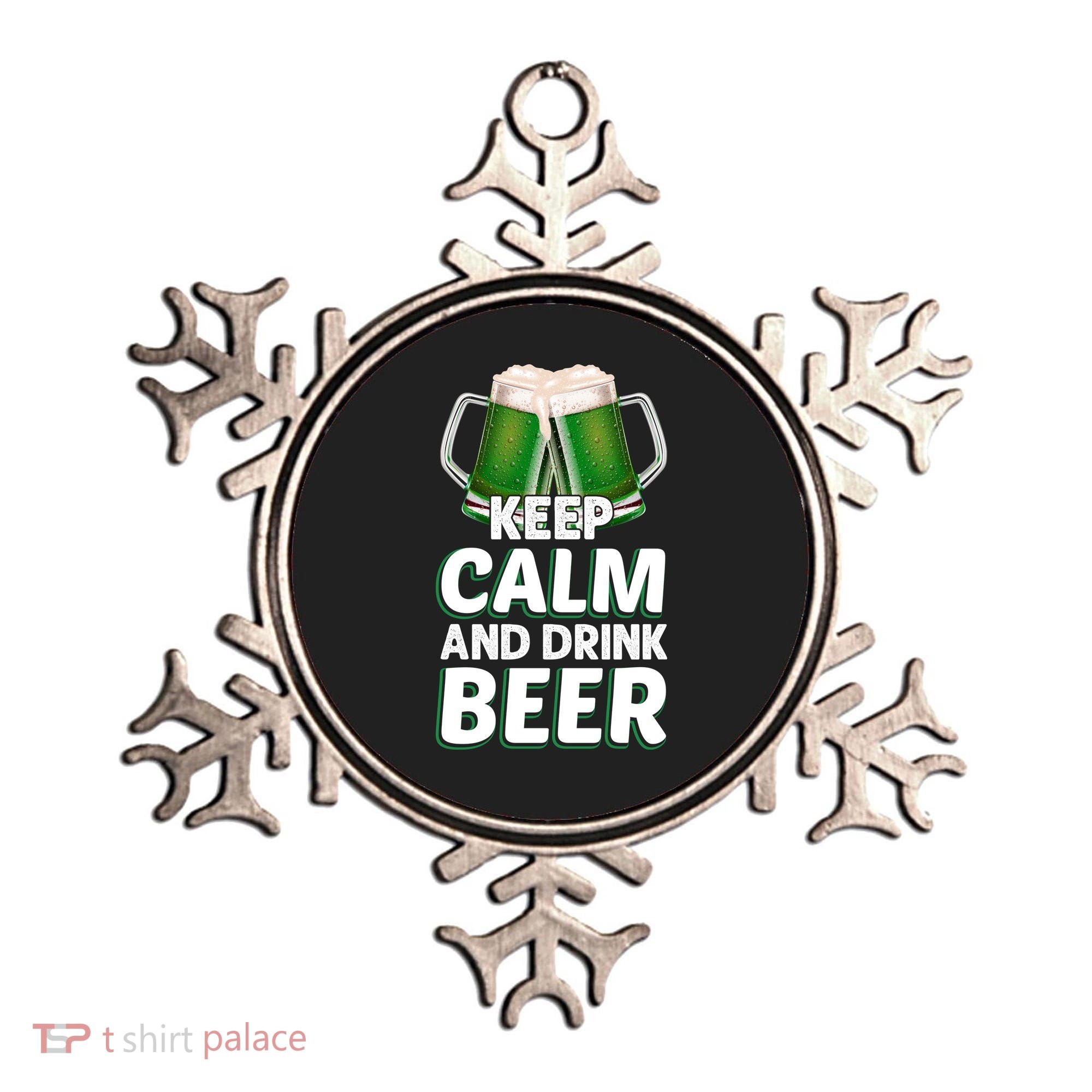 Keep Calm And Drink Beer Sat Patricks Day Ornament