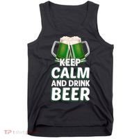 Keep Calm And Drink Beer Sat Patricks Day Tank Top thumb 0