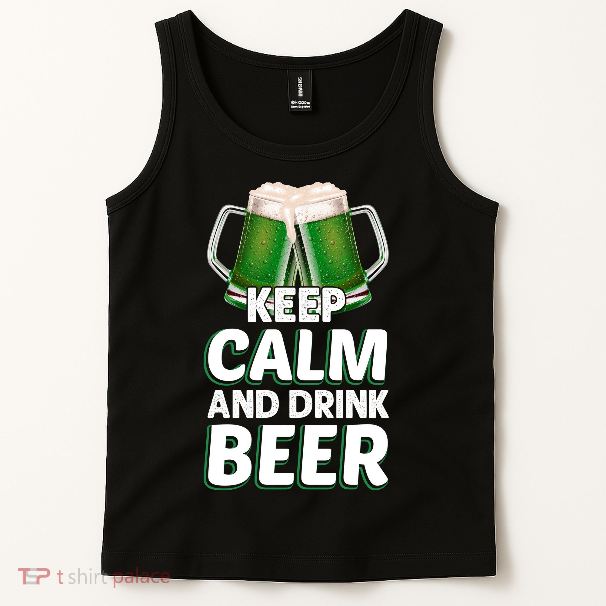 Keep Calm And Drink Beer Sat Patricks Day Tank Top