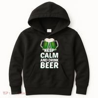 Keep Calm And Drink Beer Sat Patricks Day Kids Hoodie thumb 0
