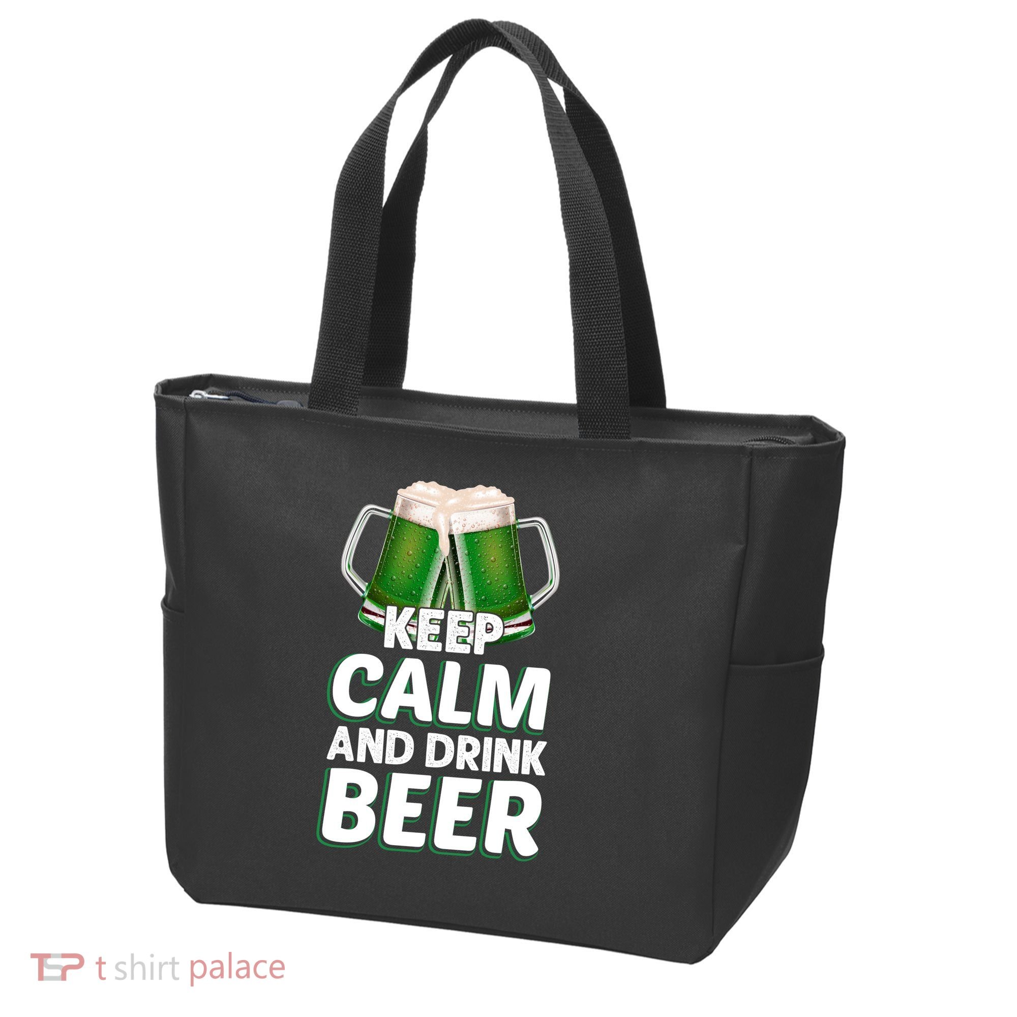 Keep Calm And Drink Beer Sat Patricks Day Tote Bag