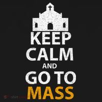 Keep Calm And Go To Mass Vintage Church Bible God Christian  T-Shirt thumb 7