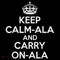 Keep Calm Ala And Carry On Ala Backpack thumb 2