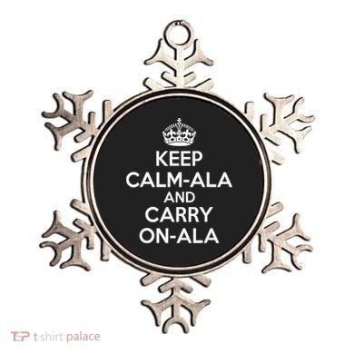 Keep Calm Ala And Carry On Ala Ornament
