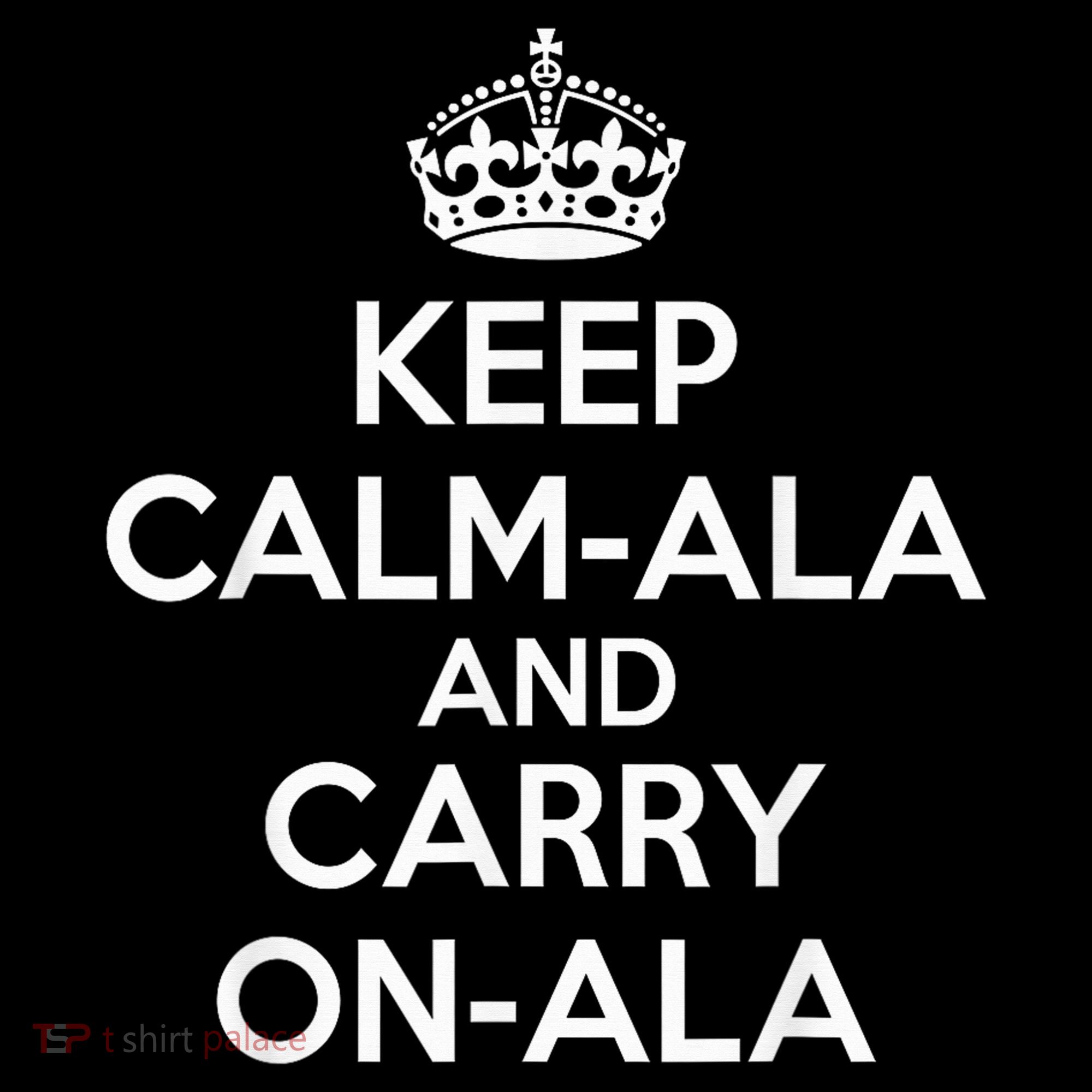 Keep Calm Ala And Carry On Ala Ornament