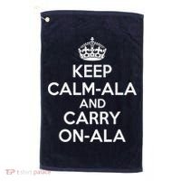 Keep Calm Ala And Carry On Ala Golf Towel thumb 0