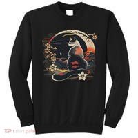 Kawaii Cat Anime Japanese Retro Women Funny Cat Sweatshirt thumb 0