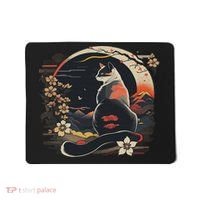 Kawaii Cat Anime Japanese Retro Women Funny Cat Mousepad thumb 0