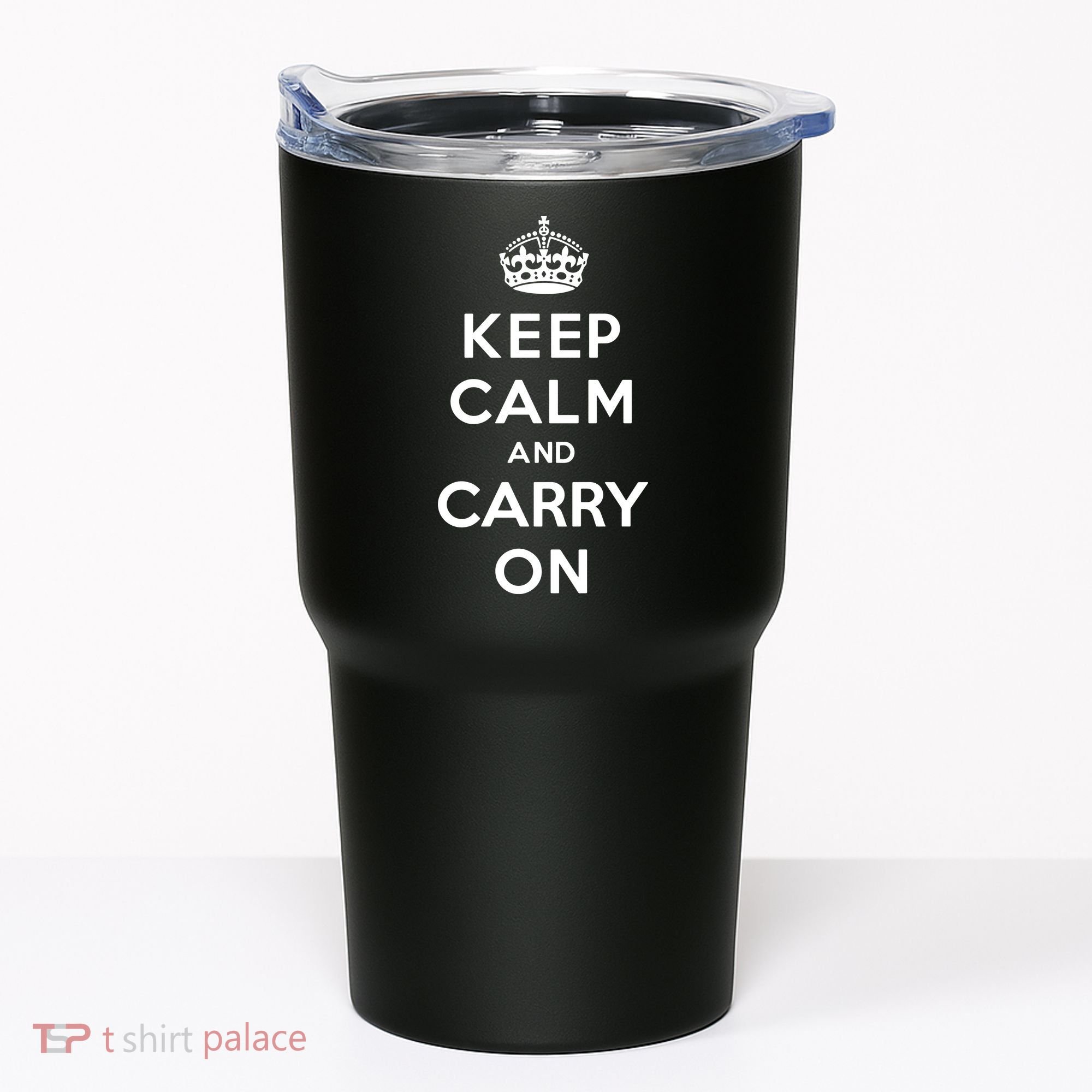Keep Calm And Carry On Tumbler