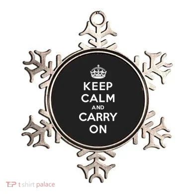 Keep Calm And Carry On Ornament