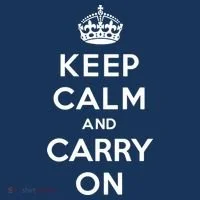 Keep Calm And Carry On Doggie Tank thumb 4