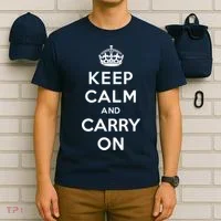 Keep Calm And Carry On T-Shirt thumb 6