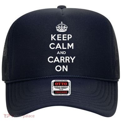 Keep Calm And Carry On Hat