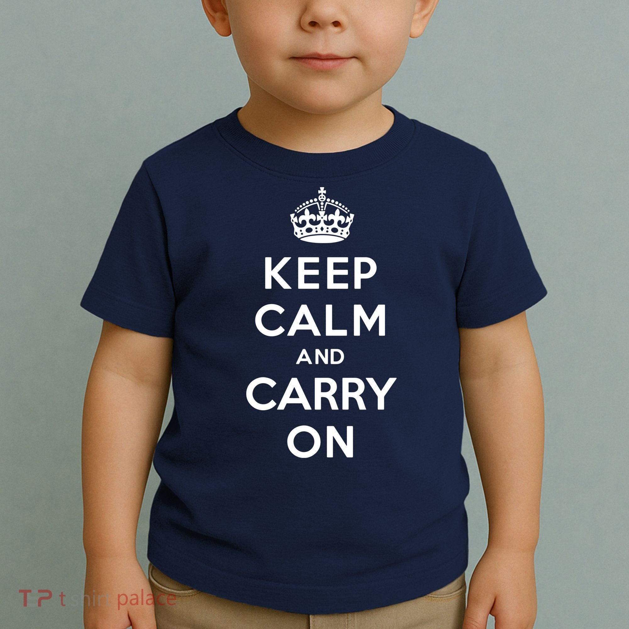 Keep Calm And Carry On Toddler T-Shirt