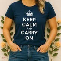 Keep Calm And Carry On Women's T-Shirt thumb 2