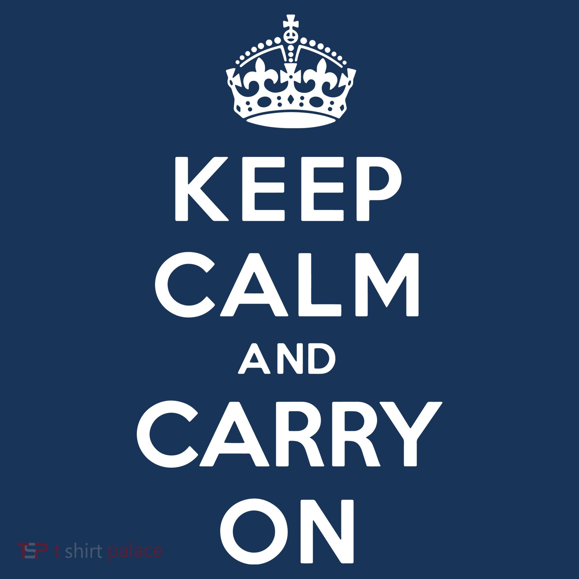 Keep Calm And Carry On Tote Bag