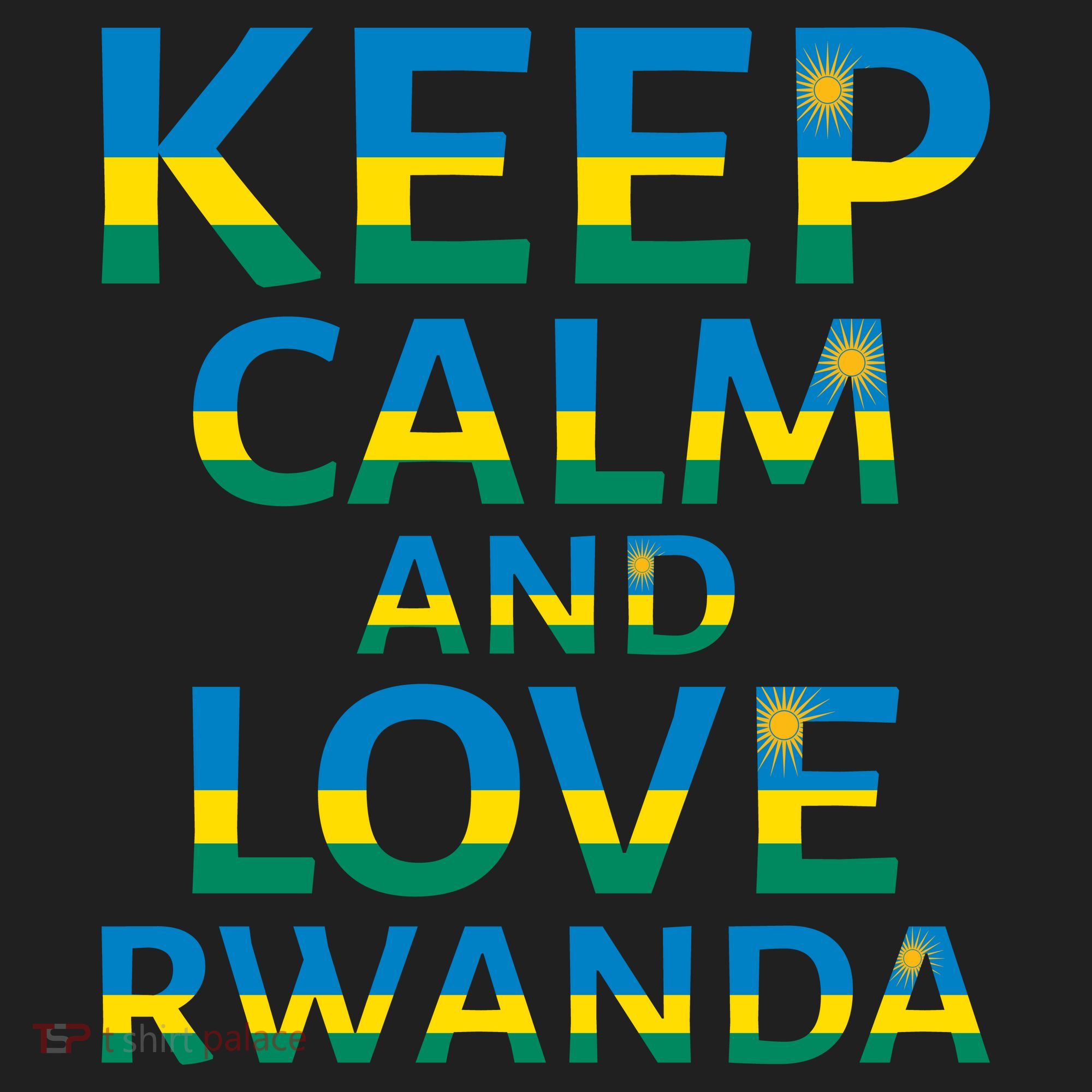 Keep Calm And Love Rwanda Women's Sweatshirt