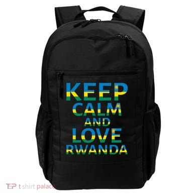 Keep Calm And Love Rwanda Backpack