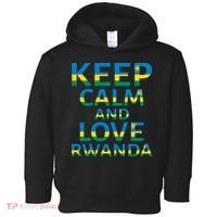 Keep Calm And Love Rwanda Toddler Hoodie thumb 0