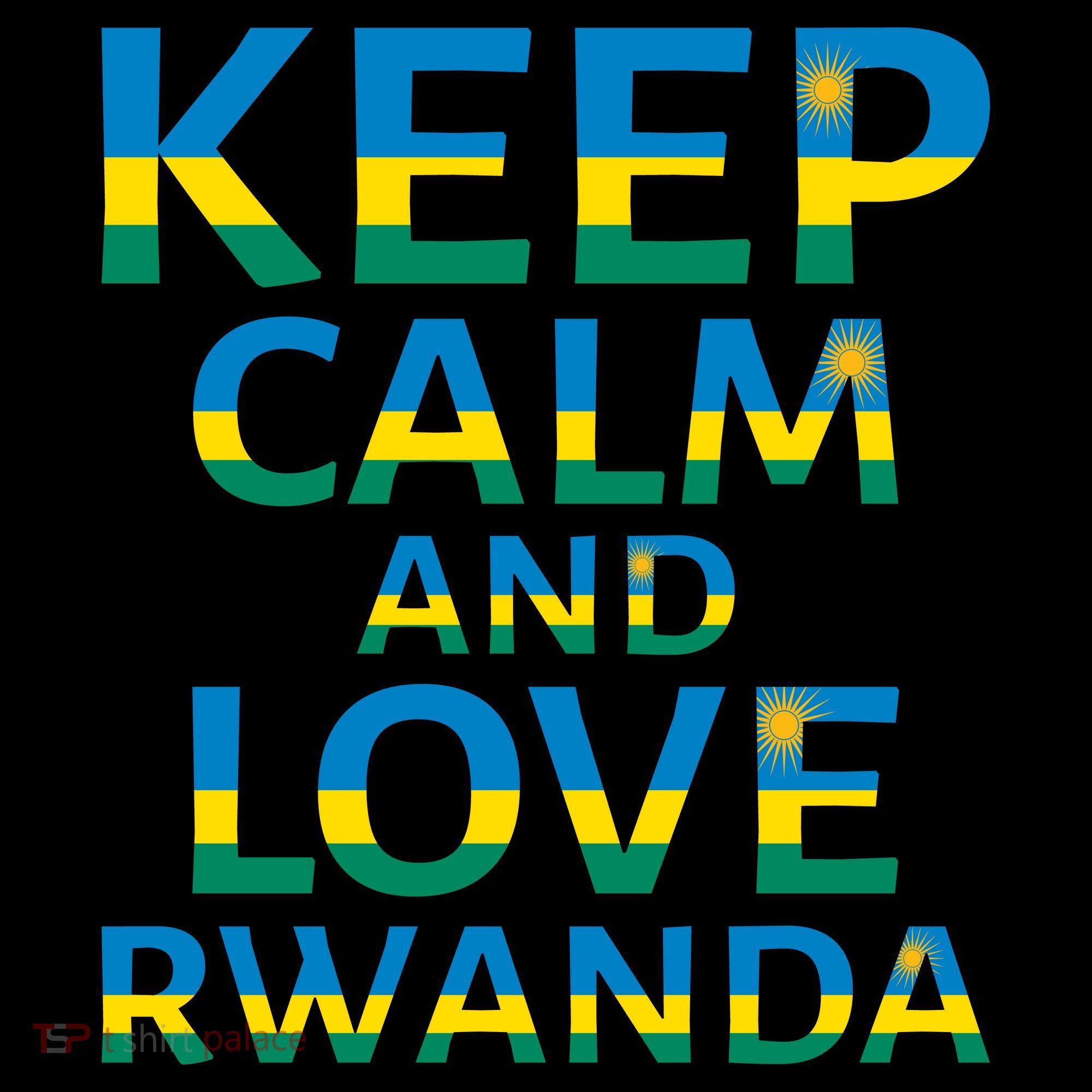 Keep Calm And Love Rwanda Toddler Hoodie
