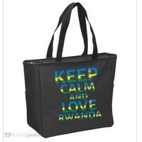 Keep Calm And Love Rwanda Tote Bag thumb 2