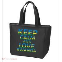 Keep Calm And Love Rwanda Tote Bag thumb 3