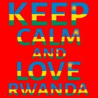 Keep Calm And Love Rwanda Santa Hat thumb 1
