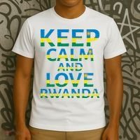 Keep Calm And Love Rwanda T-Shirt thumb 3