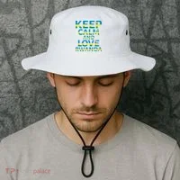 Keep Calm And Love Rwanda Bucket Hat thumb 2