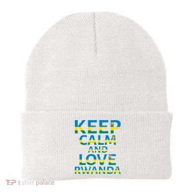 Keep Calm And Love Rwanda Beanie