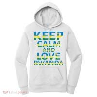 Keep Calm And Love Rwanda Women's Hoodie thumb 0