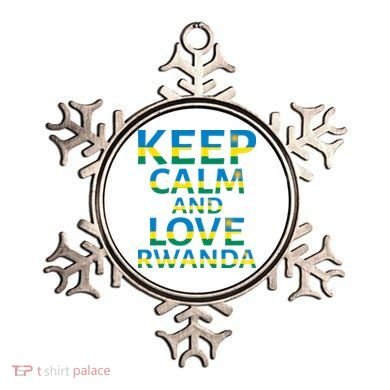 Keep Calm And Love Rwanda Ornament