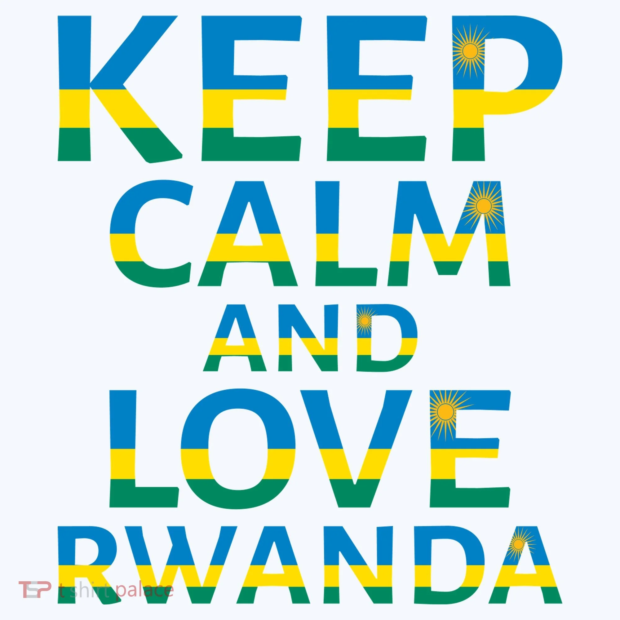 Keep Calm And Love Rwanda Ornament