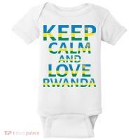 Keep Calm And Love Rwanda Baby Bodysuit thumb 0