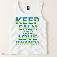 Keep Calm And Love Rwanda Tank Top thumb 2