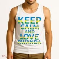 Keep Calm And Love Rwanda Tank Top thumb 3