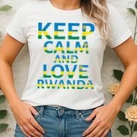 Keep Calm And Love Rwanda Women's T-Shirt thumb 2