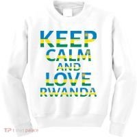 Keep Calm And Love Rwanda Kids Sweatshirt thumb 0