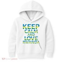 Keep Calm And Love Rwanda Kids Hoodie thumb 0