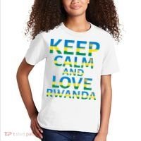 Keep Calm And Love Rwanda Kids T-Shirt thumb 2