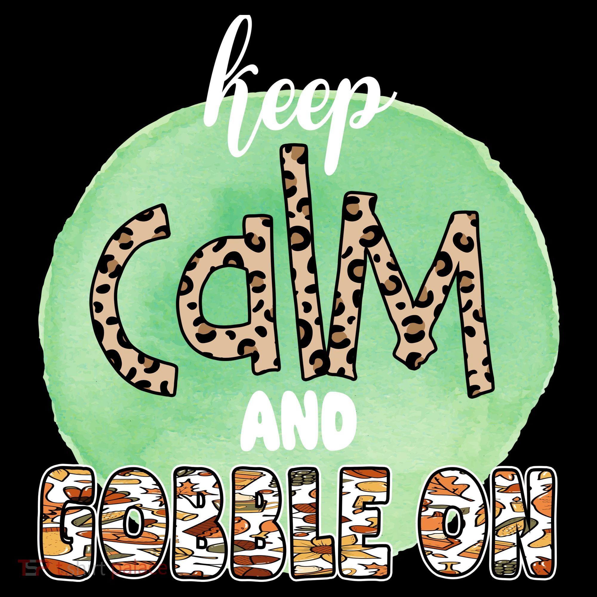 Keep Calm And Gobble On Fall Holiday Toddler Hoodie