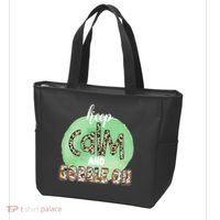 Keep Calm And Gobble On Fall Holiday Tote Bag thumb 3
