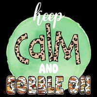Keep Calm And Gobble On Fall Holiday Tote Bag thumb 4