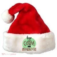Keep Calm And Gobble On Fall Holiday Santa Hat thumb 0