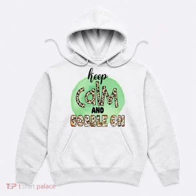 Keep Calm And Gobble On Fall Holiday Hoodie