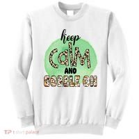 Keep Calm And Gobble On Fall Holiday Sweatshirt thumb 0